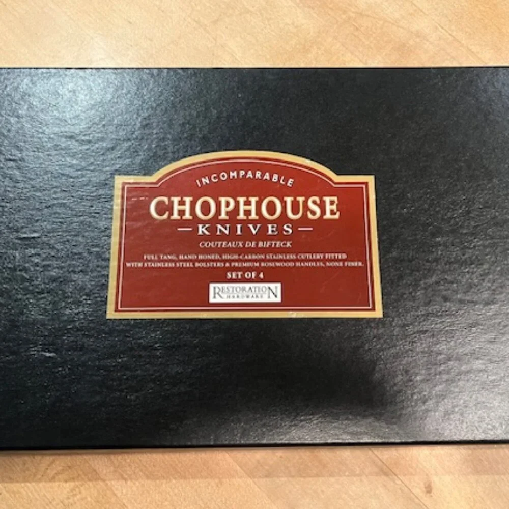 Restoration Hardware Chophouse Knives – new in box